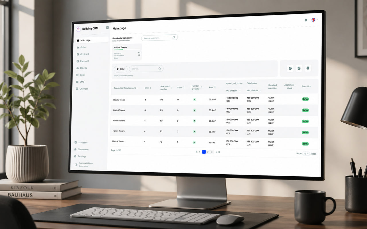 Qurilish CRM